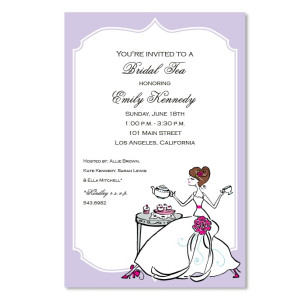 Tea Bride Invitations