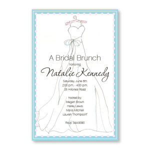 Beautiful Gown Invitations