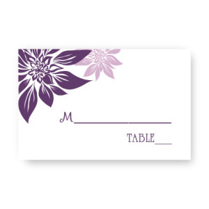 Blossoming Love Seating Cards