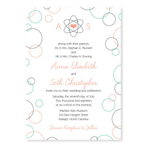 Chemistry Unique Wedding Invitations