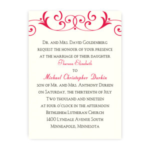 Gabriella Modern Wedding Invitations