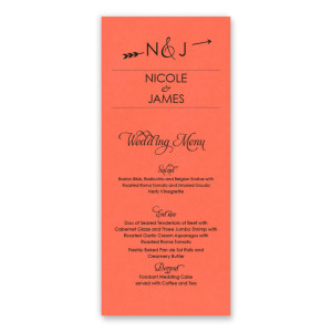 Layla Thermography Menu Cards
