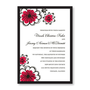 Love in Bloom Wedding Invitations