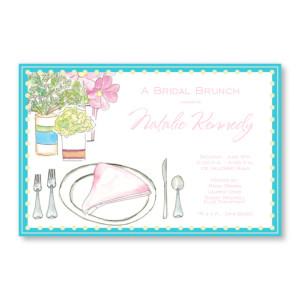 Lovely Placesetting Invitations