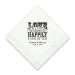 Love Laughter and Happily Letterpress Beverage Napkins