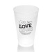 12 Ounce Frosted Plastic Tumblers