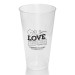 16 Ounce Clear Plastic Tumblers