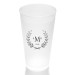 16 Ounce Frosted Plastic Tumblers