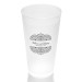 16 Ounce Frosted Plastic Tumbler