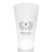 16 Ounce Frosted Plastic Tumbler