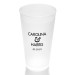 Foil Ampersand 16 Ounce Frosted Plastic Tumbler