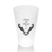 Victoria Damask II Clear or Frosted Plastic Tumblers