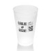Ellen Clear or Frosted Plastic Tumblers