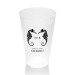 14 oz Frosted Plastic Tumbler