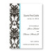 Victoria Damask Vertical Save the Dates