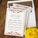 Fall Flora Save The Date Cards