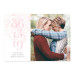 Floral Kisses Photo Save The Date Cards - Pink