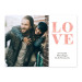 Extra Love Photo Save The Date Cards - White