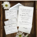 Shining Sophistication White and Pearl Wedding Invitations
