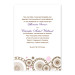 Circles and Flowers Bubblegum Pink Wedding Invitations
