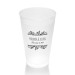 Winter Flora14 Ounce Frosted Plastic Tumbler
