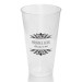 Spring Flora 16 Ounce Clear Plastic Tumbler