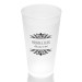 Spring Flora 16 Ounce Frosted Plastic Tumbler