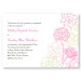 Hydrangea Bloom Hot Pink Wedding Invitations