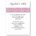 Imperial Wedding Pink Invitations