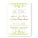 Spring Flora Save The Date Cards